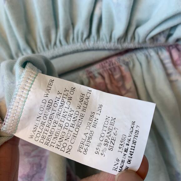 Eleanor Rose Floral tank Dress 6/7 Years - Picture 4 of 7